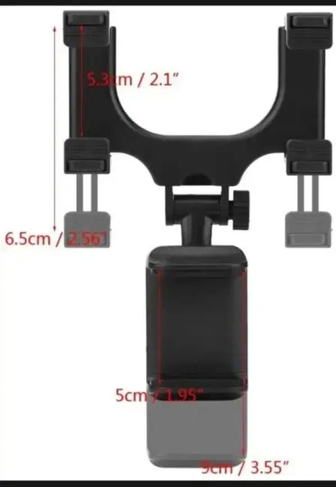 Car Back View Mirror Mobile Phone Holder